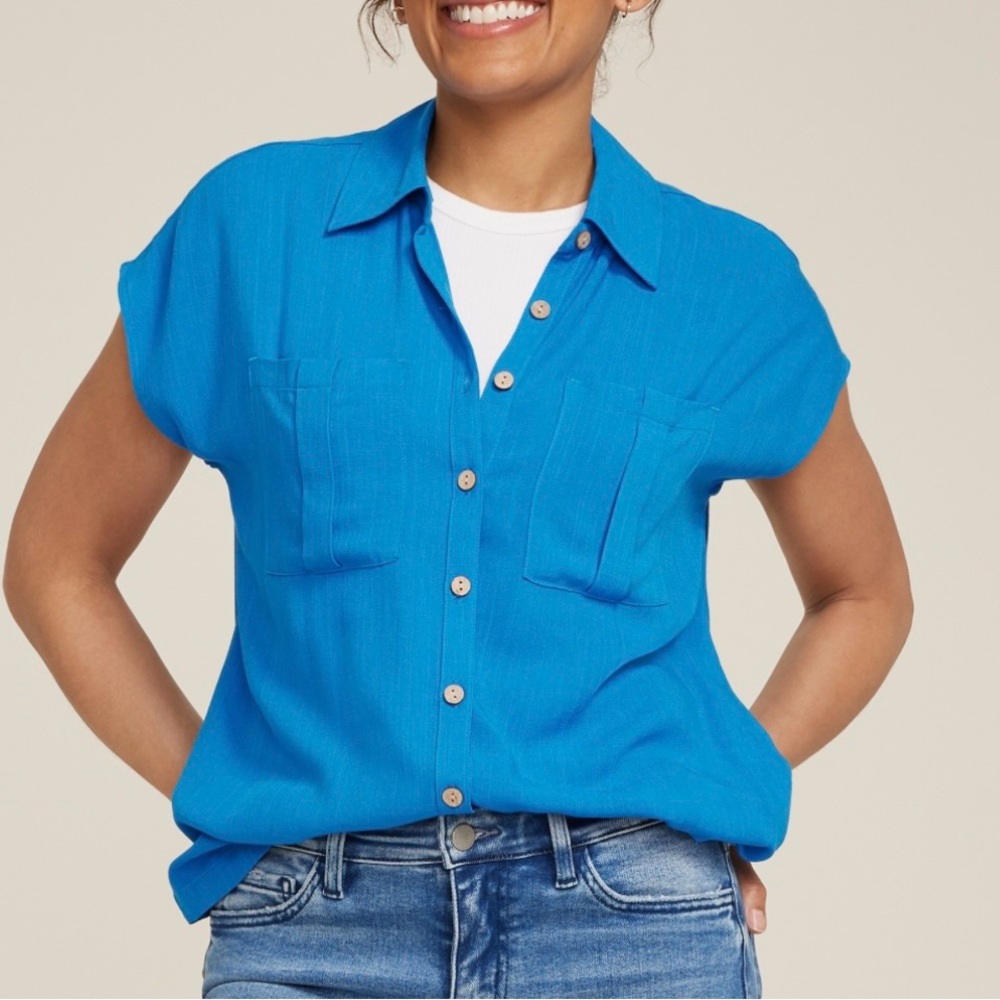 Maurices XXL Women's Dolman Button Up